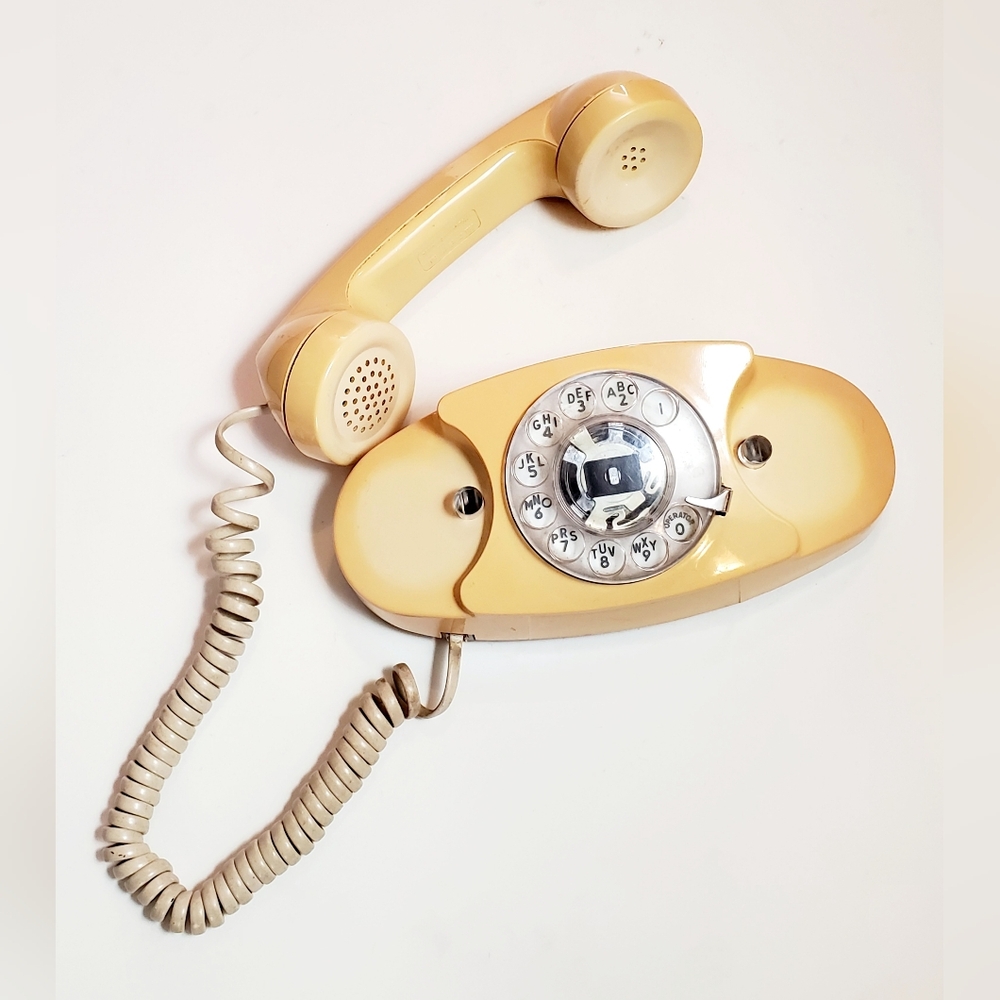 Vintage Western Electric Beige Princess Bell Atlantic Rotary Phone (Untested)